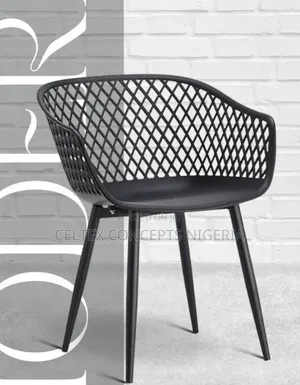 Plastic Outdoor Chair With Metal Legs