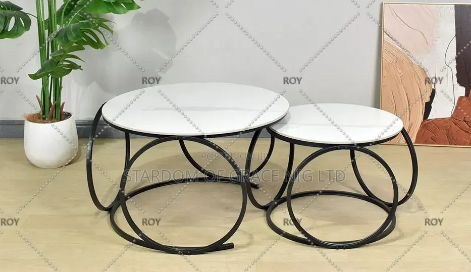 Marble Top 2in1 Designer Legs Center Table