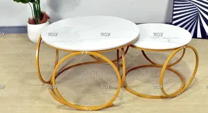 Marble Top 2in1 Designer Legs Center Table