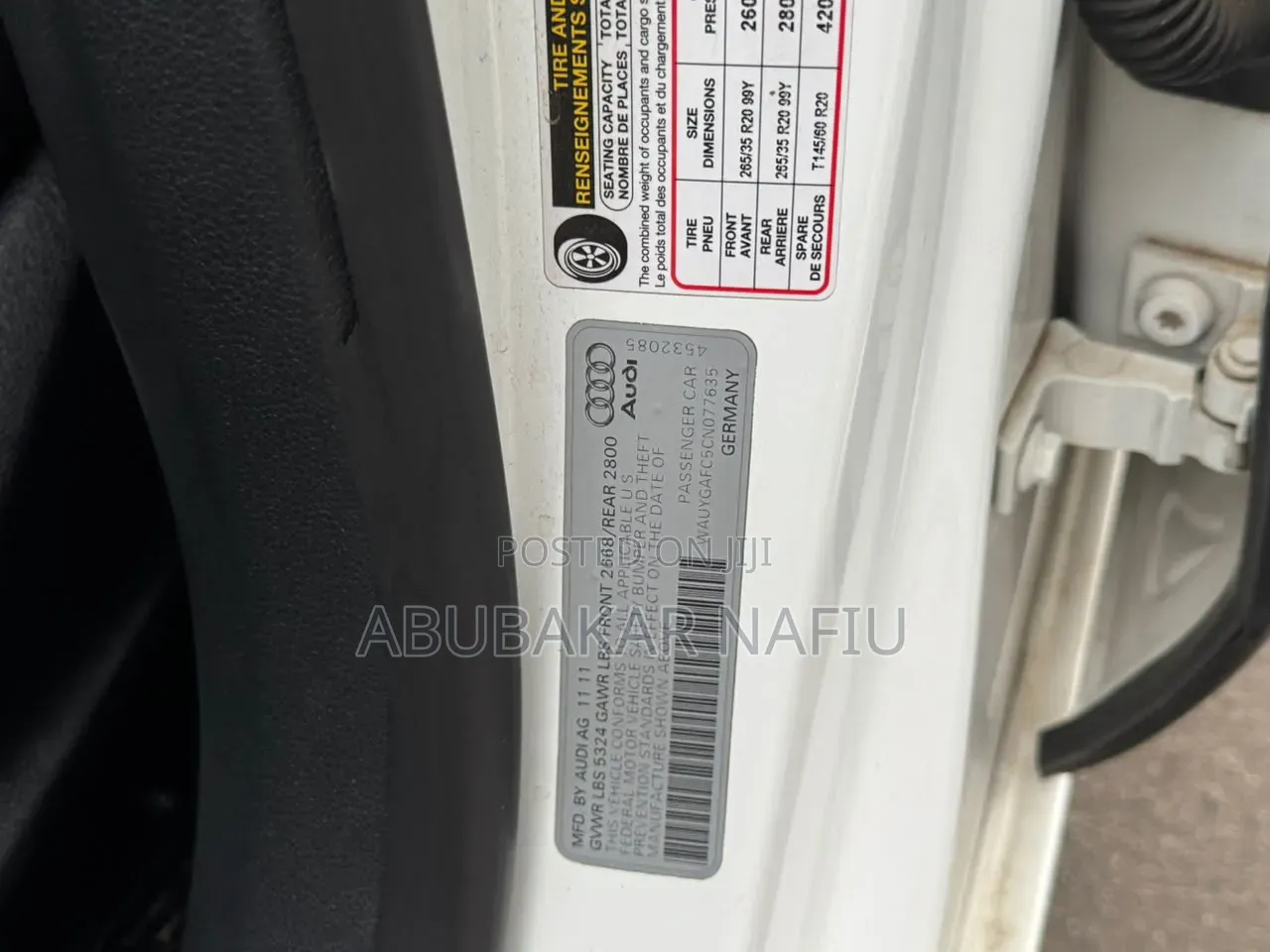 Audi A7 2013 White