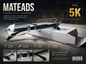 Ultra-Light Rimless Glasses