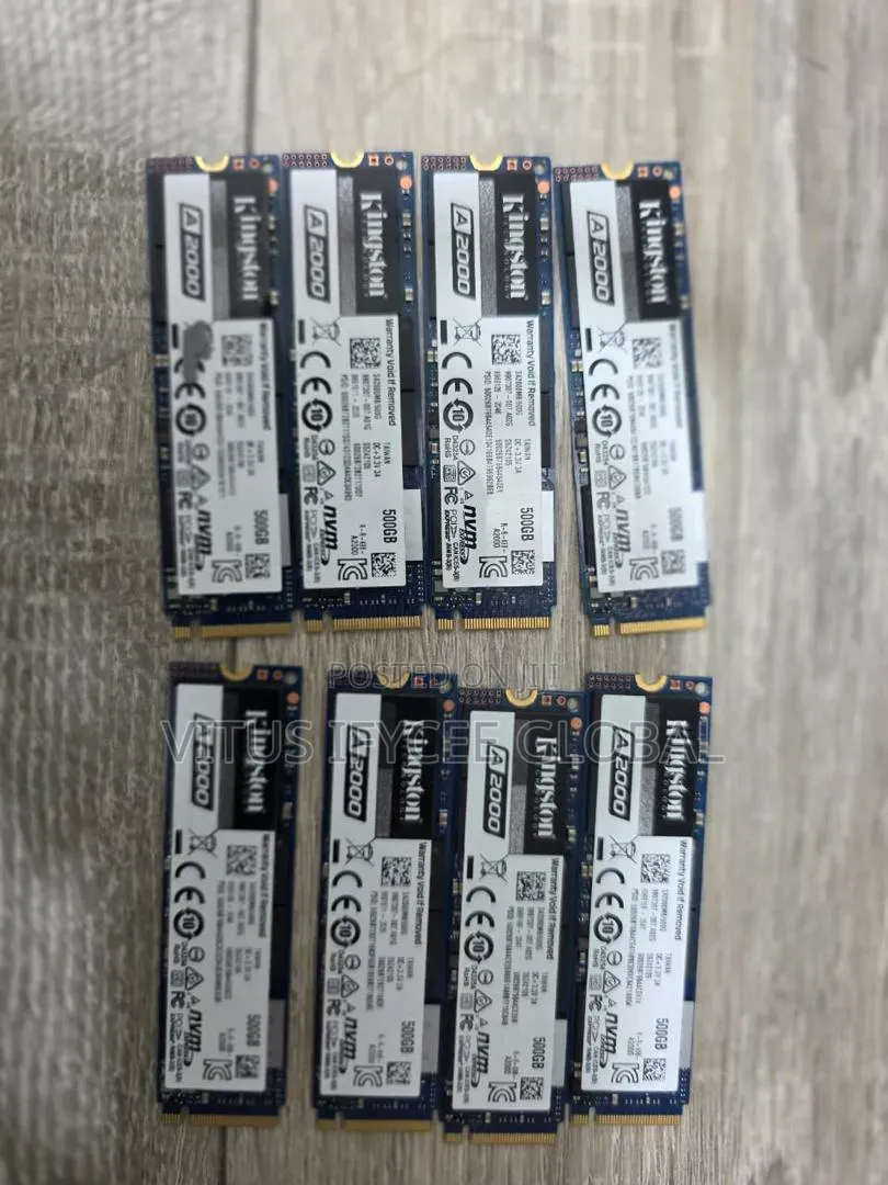 Kingston A2000 M.2 MVMe 500gb
