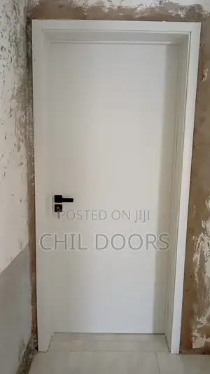 Classy White Wooden Door for Rooms