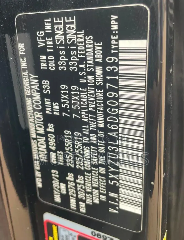 Hyundai Santa Fe 2013 Gray