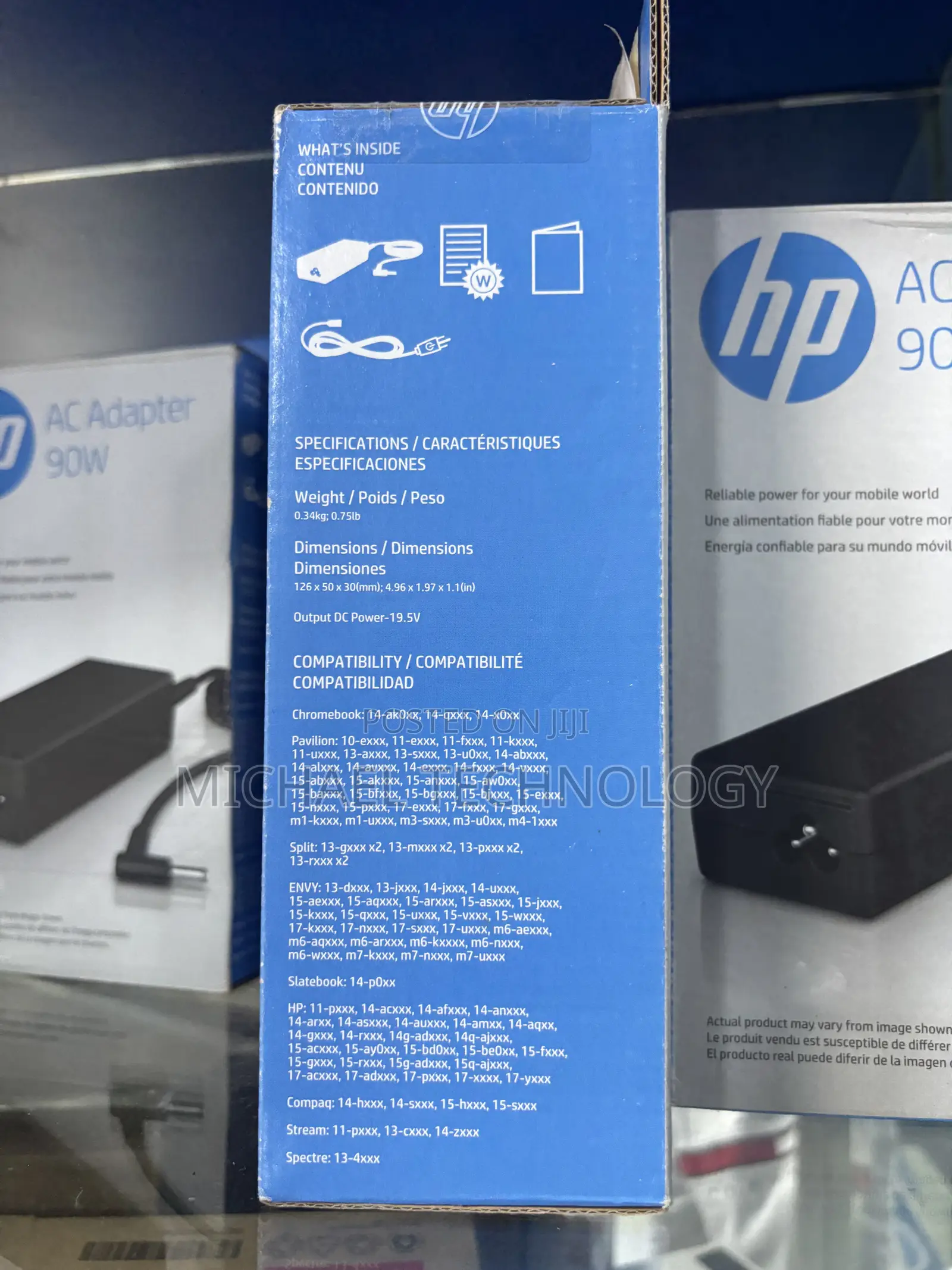 HP 90w AC Adapter W5d55aa#ABB