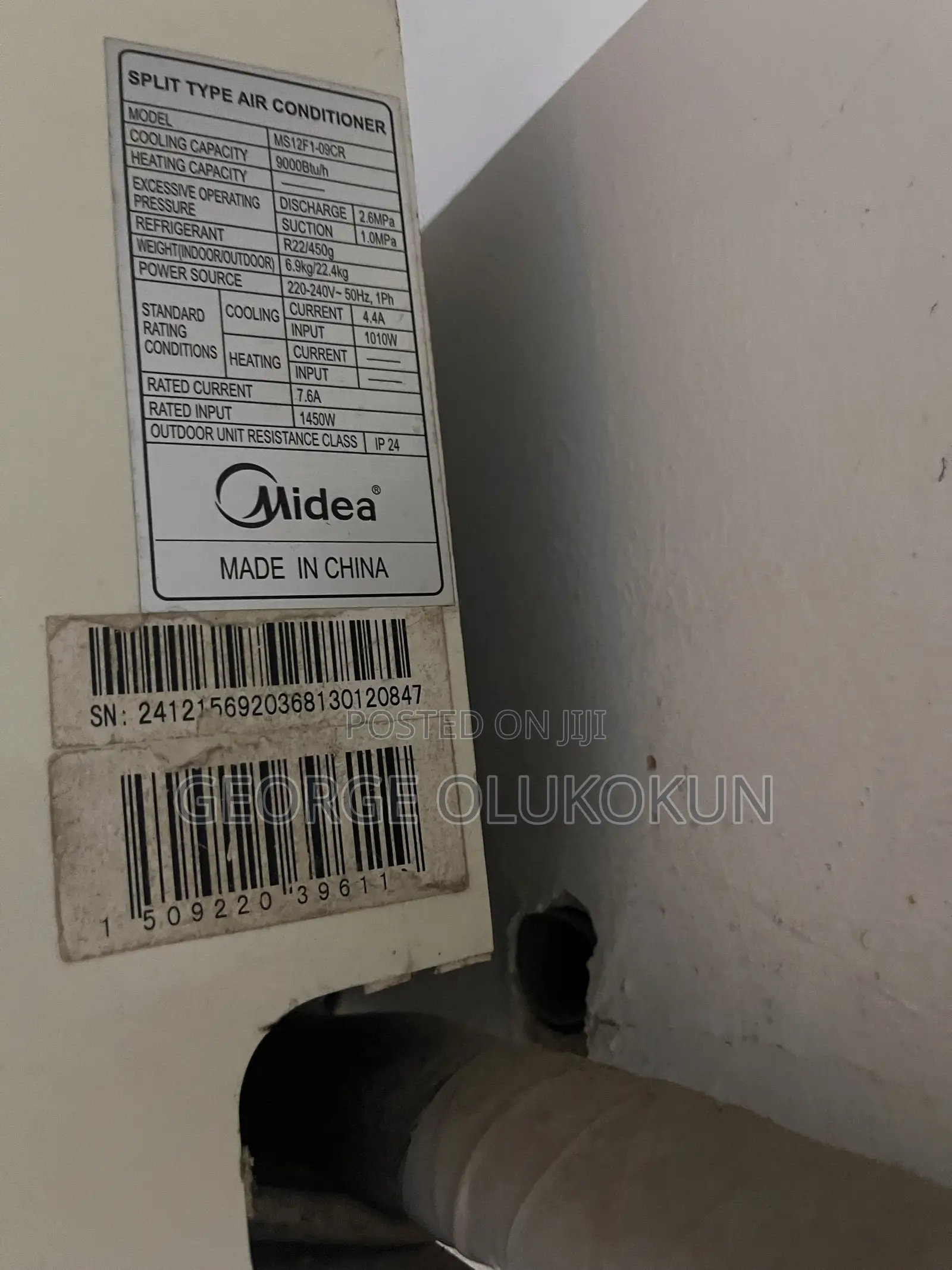 Cleaning Working Midea AC