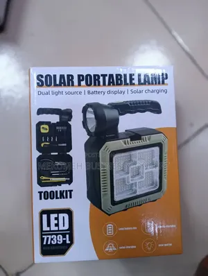 2in1 Solar Portable Lamp With Tools