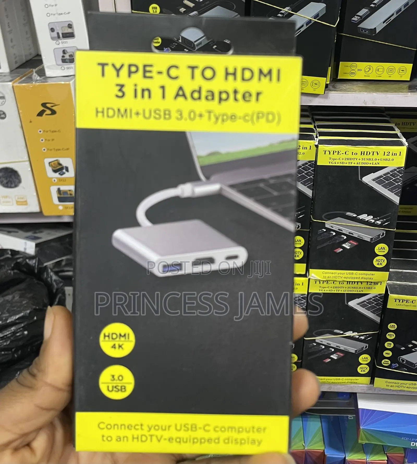 Type C to HDMI 3in1 Adapter