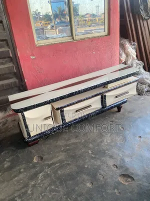 Executive Adjustable TV Stand With Drawers