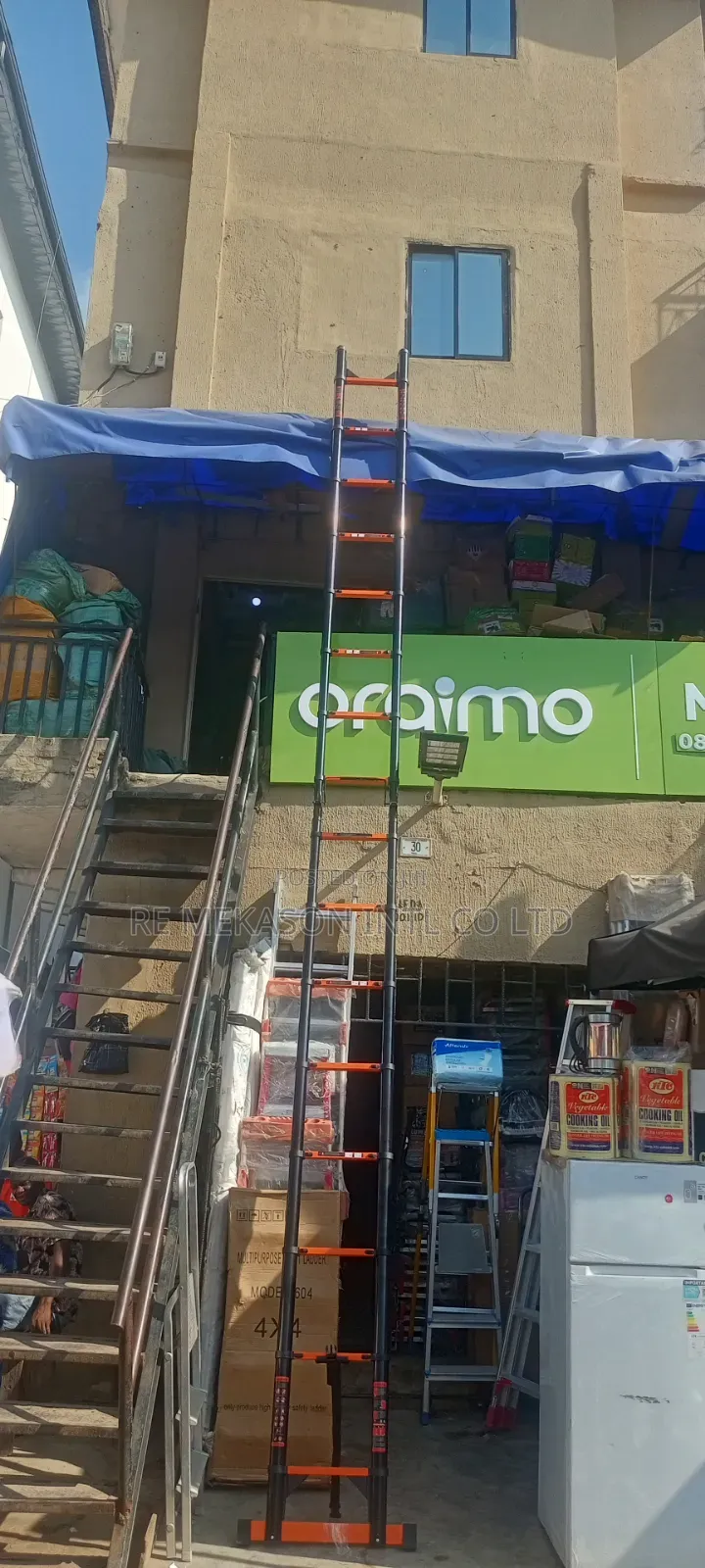 3.3mtrs + 3.3mtrs Heavy Duty Telescopic Ladder