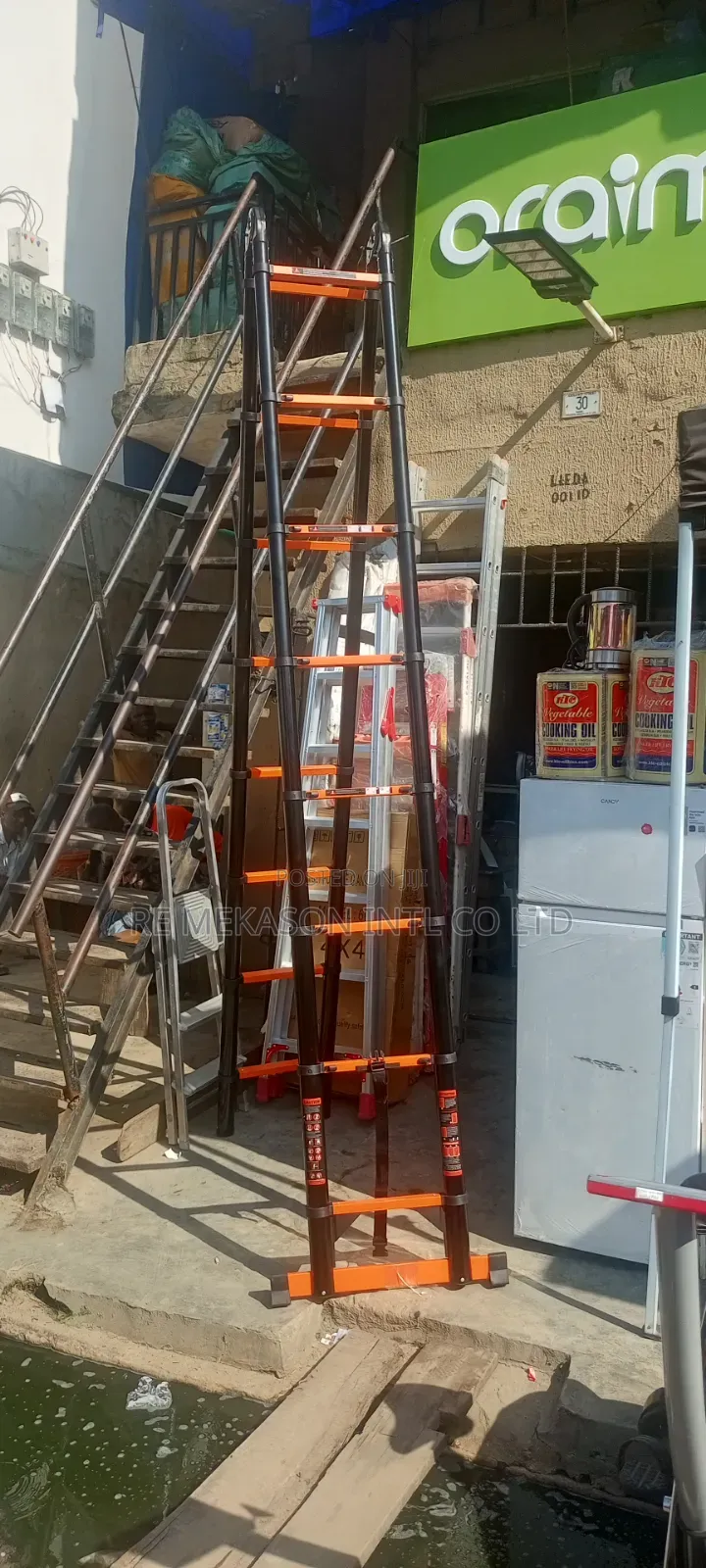 3.3mtrs + 3.3mtrs Heavy Duty Telescopic Ladder