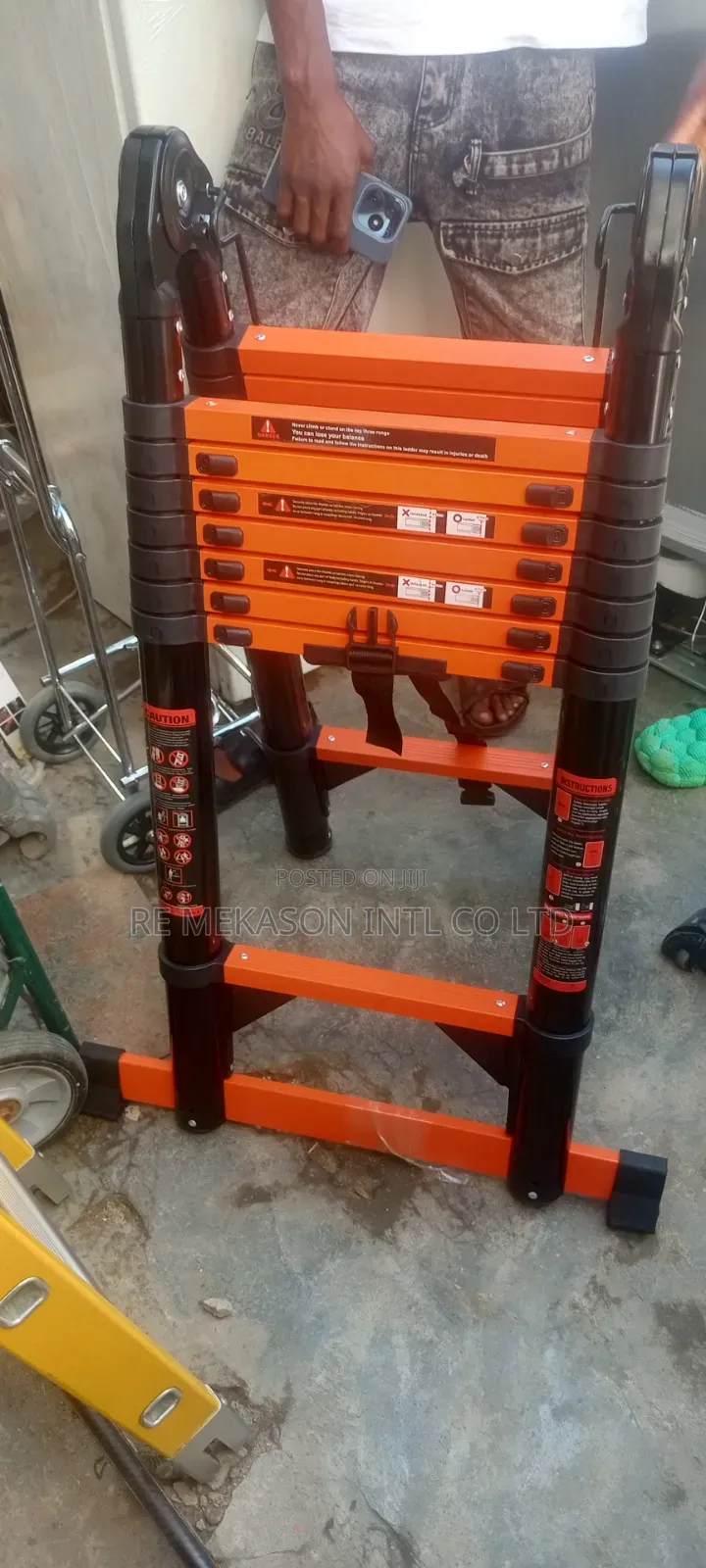 3.3mtrs + 3.3mtrs Heavy Duty Telescopic Ladder