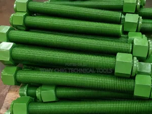 1-5/8" X 21" (550mm) Stud Bolt +2Hex Nuts Green B7