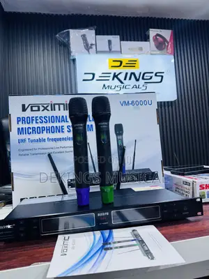 Voximic VM-6000U, a Professional Dual-Channel UHF Wireless Microphone
