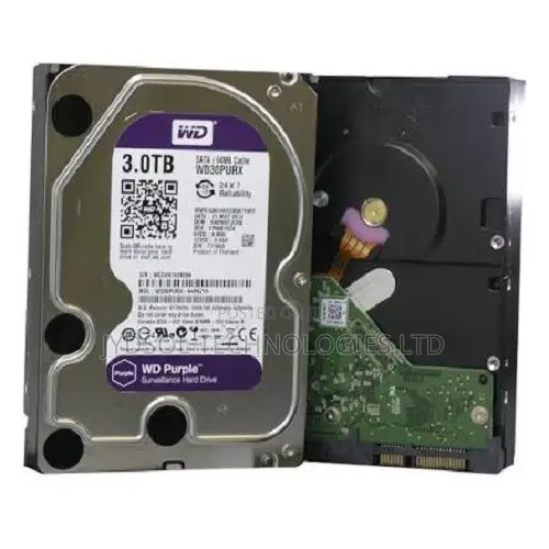 Western Digital 3TB Hard Drive for CCTV Surveillance