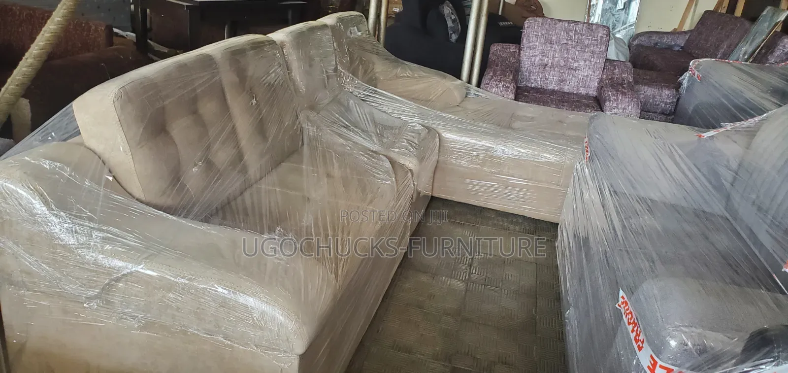 L Shape  Sofas Chair 7 Seater