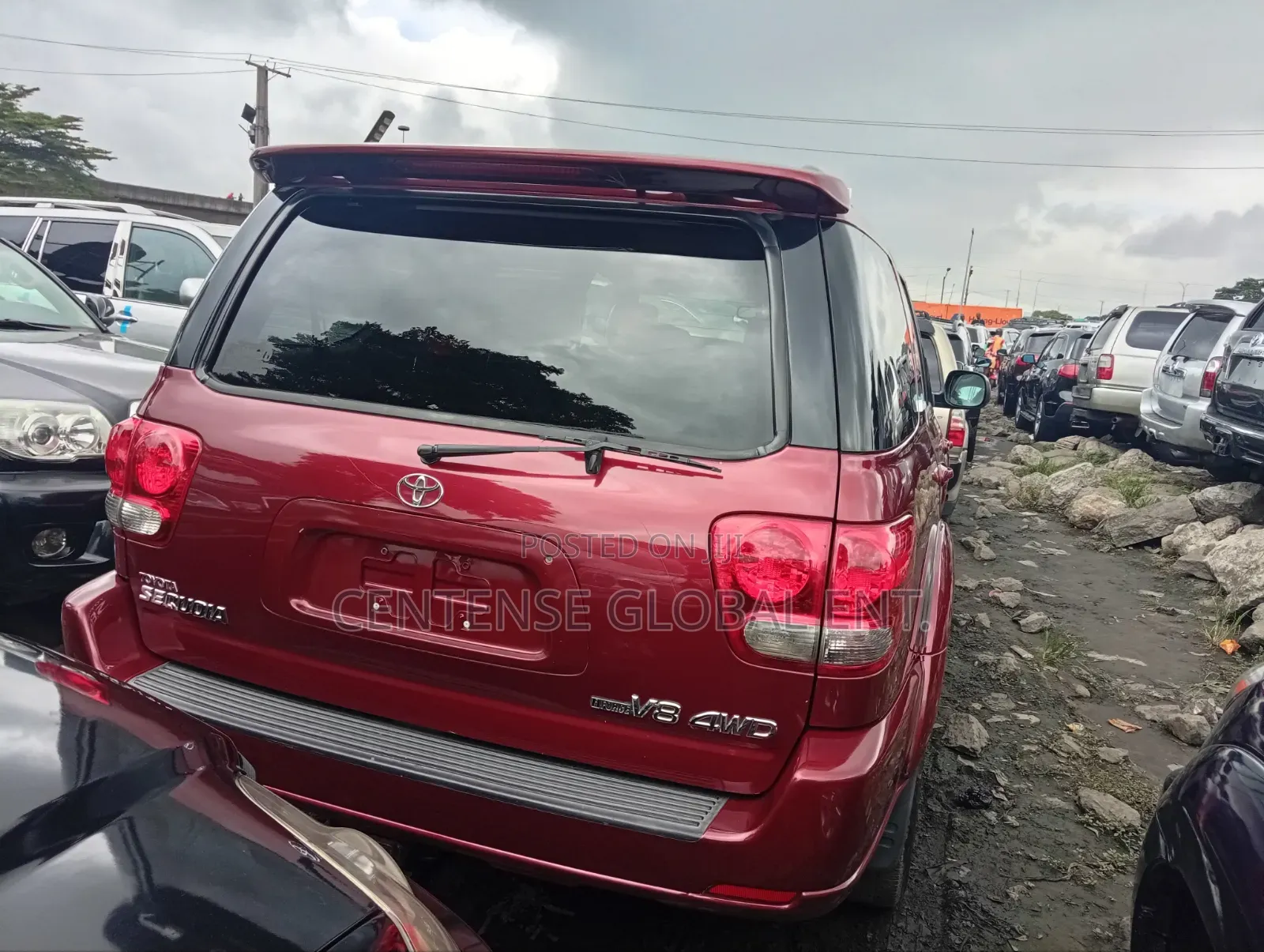 Toyota Sequoia 2004 Red