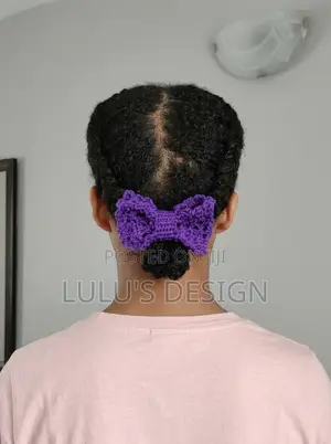 Crochet Bow Hair Ties