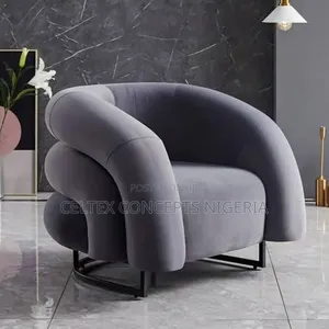 Grey Velvet Occasional Chair