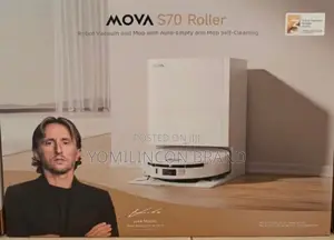 MOVA S70 ROLLER Robot Vaccum and Mop WHITE