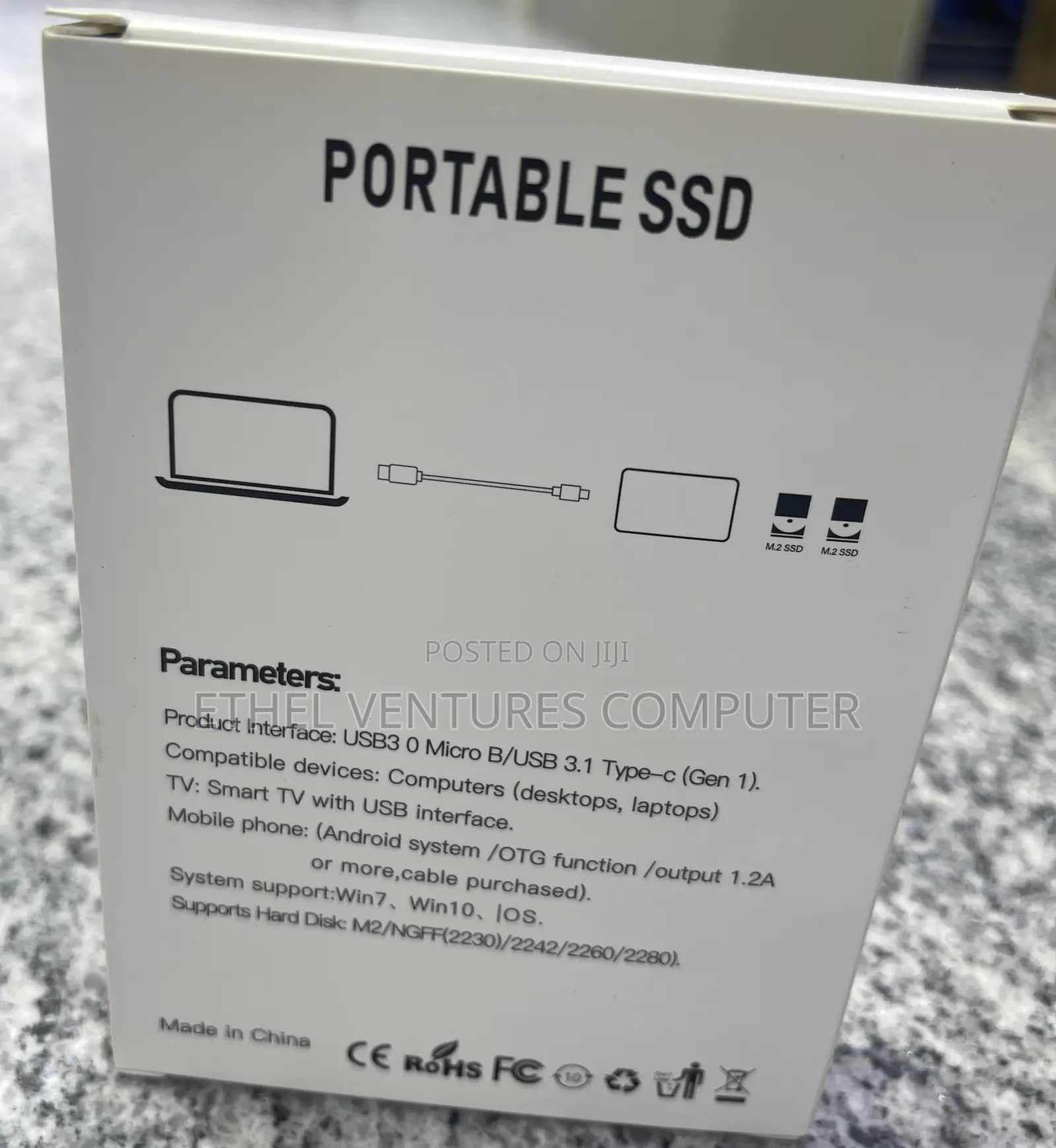 1TB Portable SSD External Drive