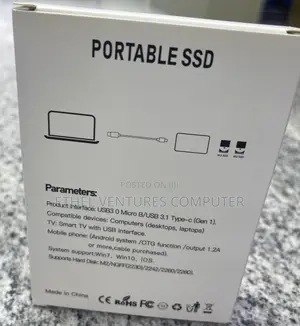 1TB Portable SSD External Drive