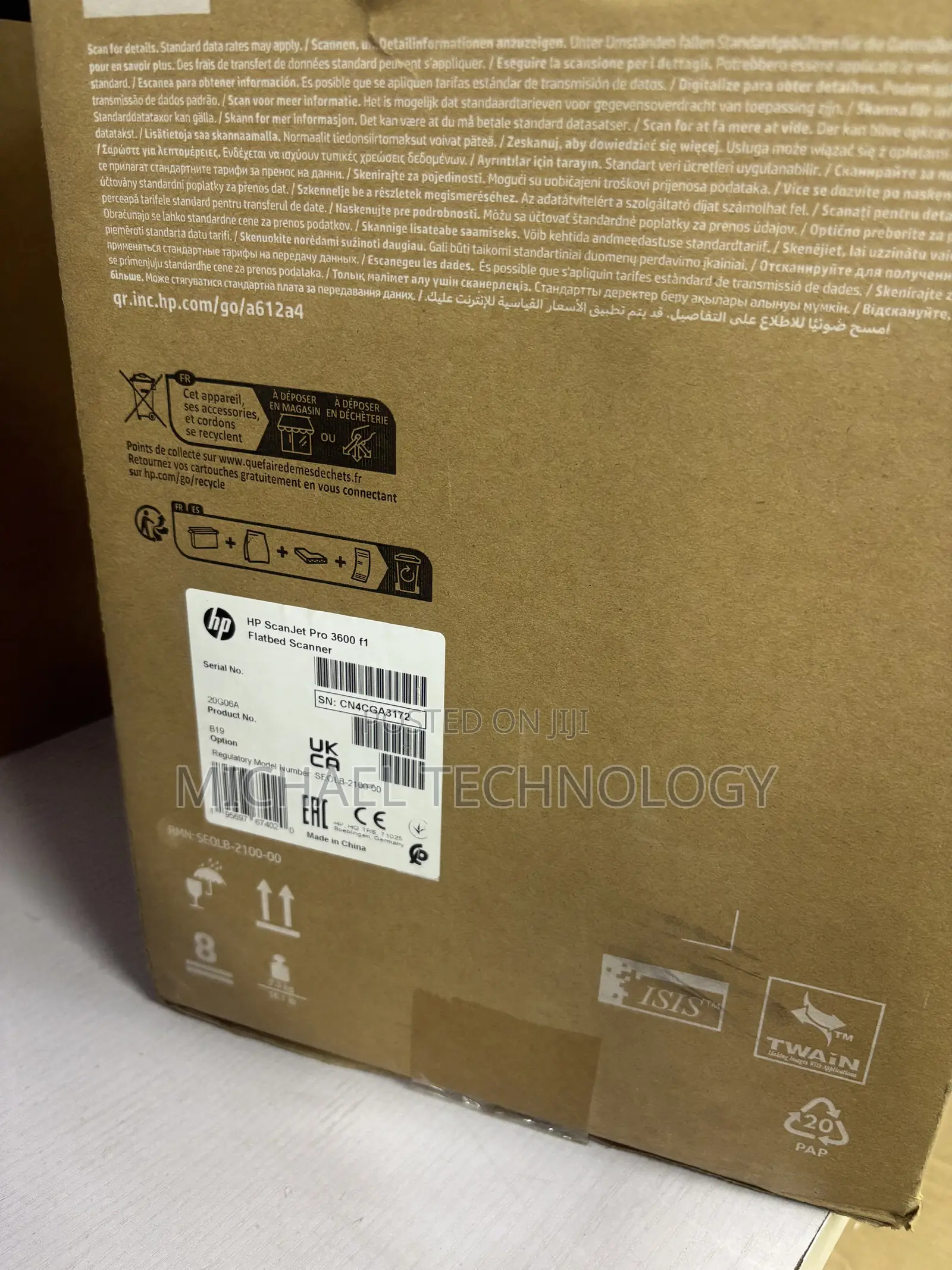 HP ScanJet Pro 3600 F1 Scanner