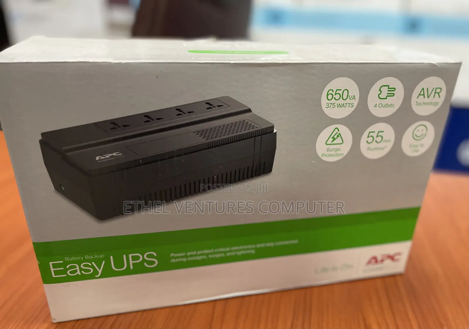 APC Battery Backup Easy UPS 650av