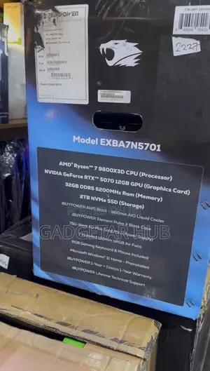 New Desktop Computer iBUYPOWER 32GB AMD Ryzen 7 SSD 2T