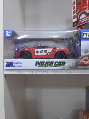 Remote Control Police Patrol Sport Toy Car - Alloy Series