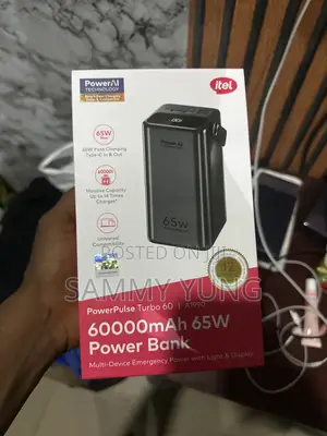 60000mAh 65W Power Bank