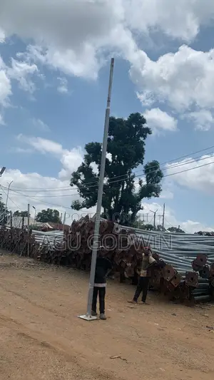 Street Lights Solar Pole Galvanized