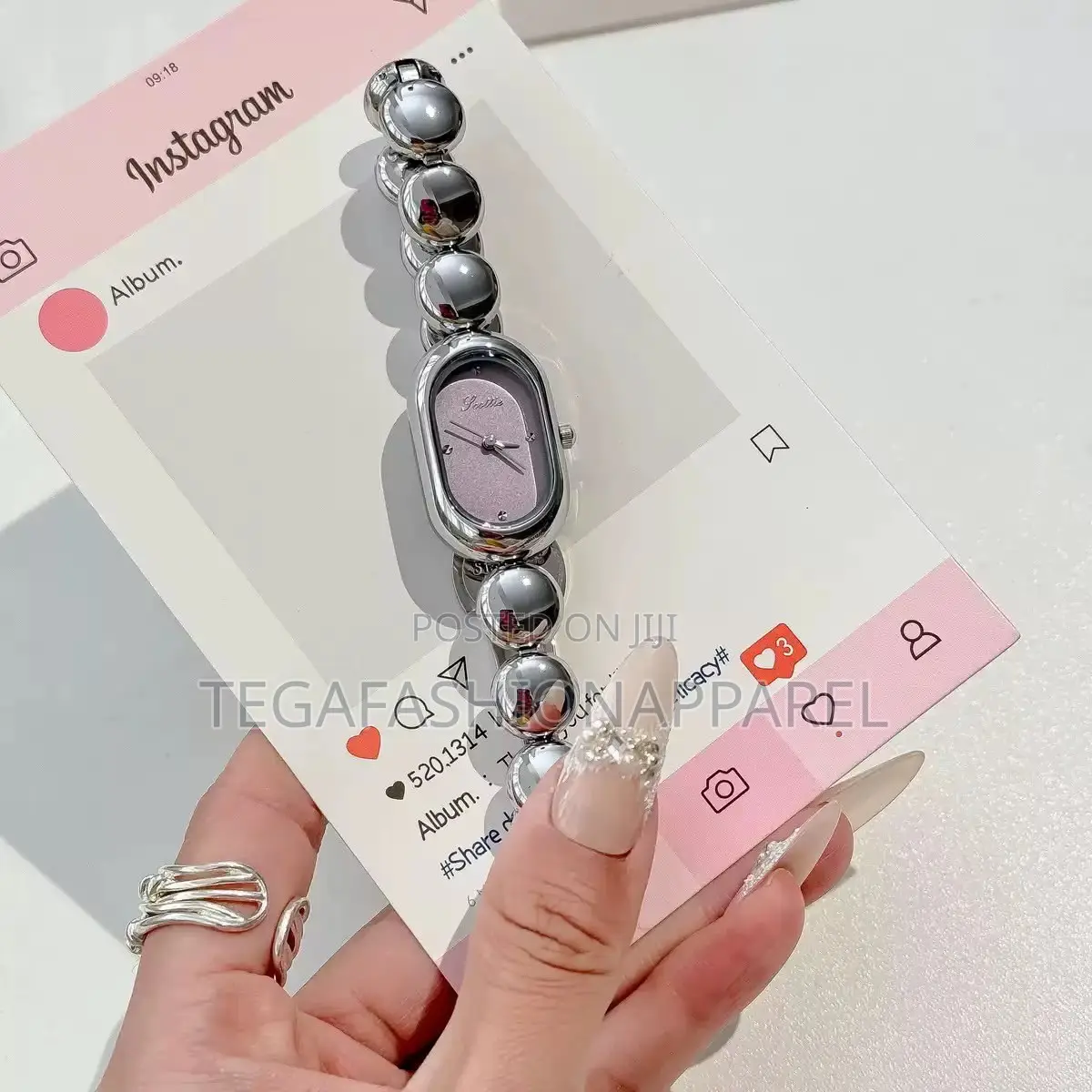 Scottie Feminine Tiny Strap Chain Watch