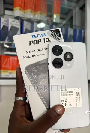 New Tecno Pop 10C 64 GB White
