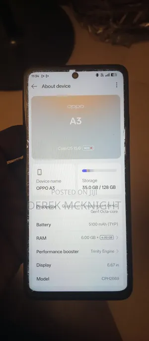 Oppo A3 128 GB Black