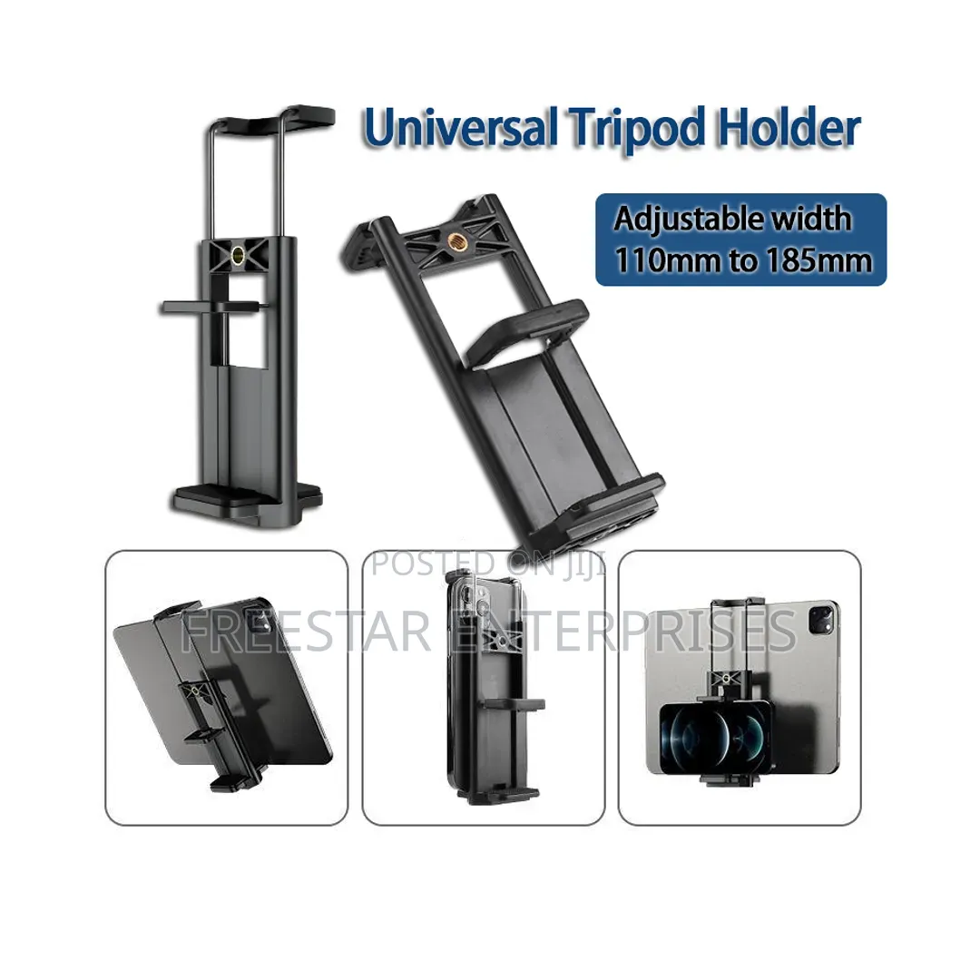 Tripod Clip Mount Phone Tablet Holder Mount Camera