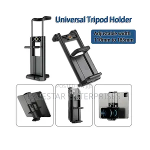 Tripod Clip Mount Phone Tablet Holder Mount Camera