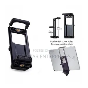 Tripod Clip Mount Phone Tablet Holder Mount Camera