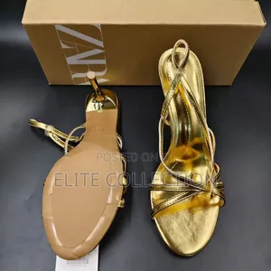 Zara Low Heel Sandals Size’s: 37-42 Colors: As Displayed