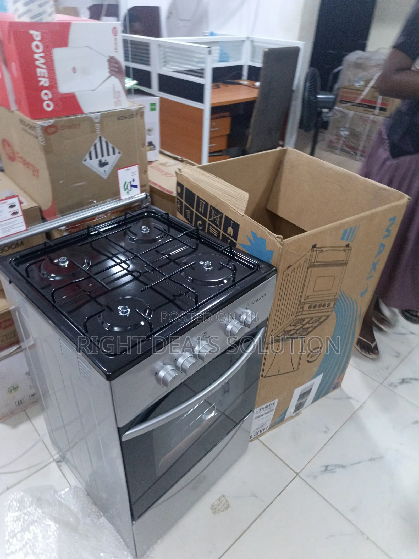 Modern 4-Burner Gas Cooker