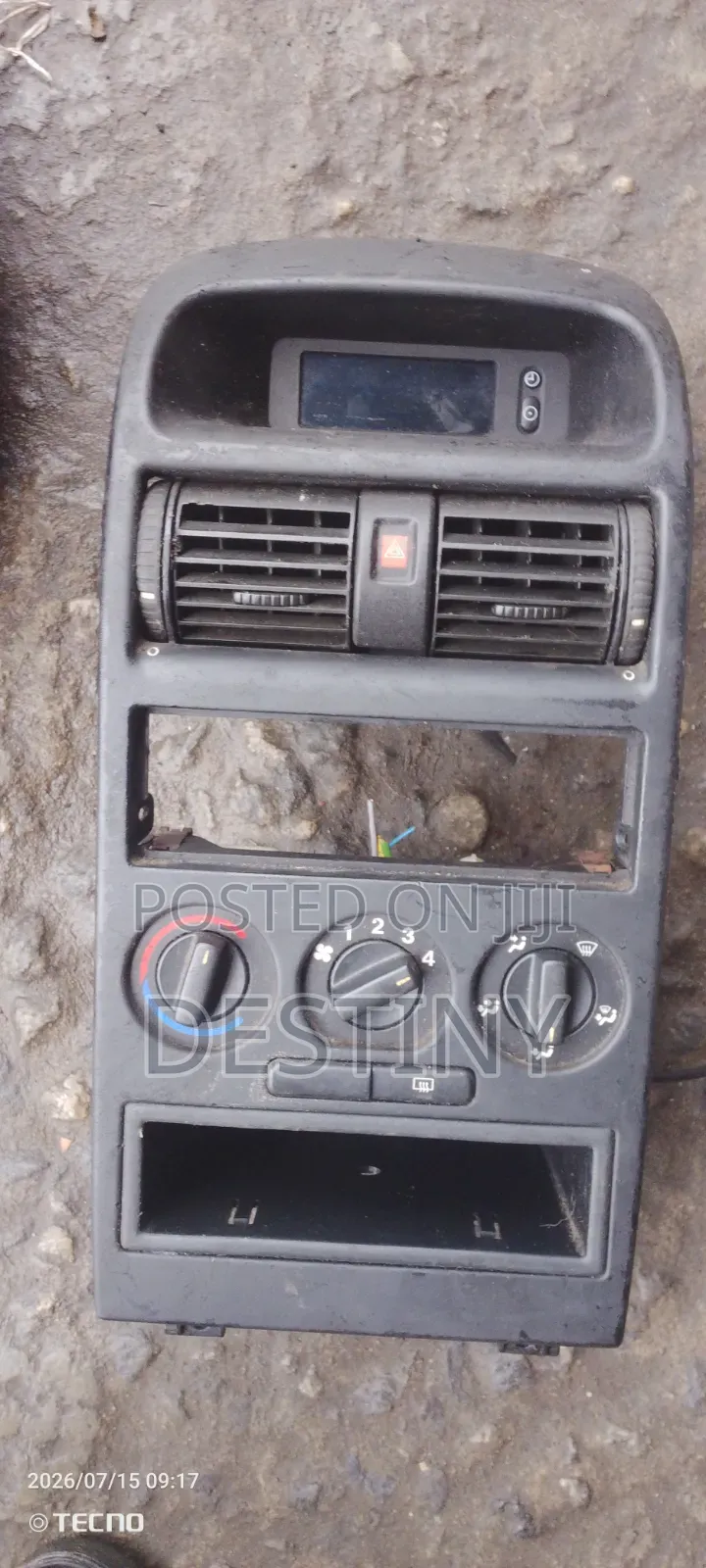 Opel Astra B Dashboard Face