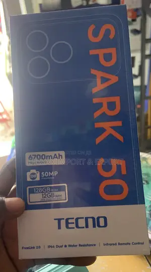 New Tecno Spark 50 128 GB Black