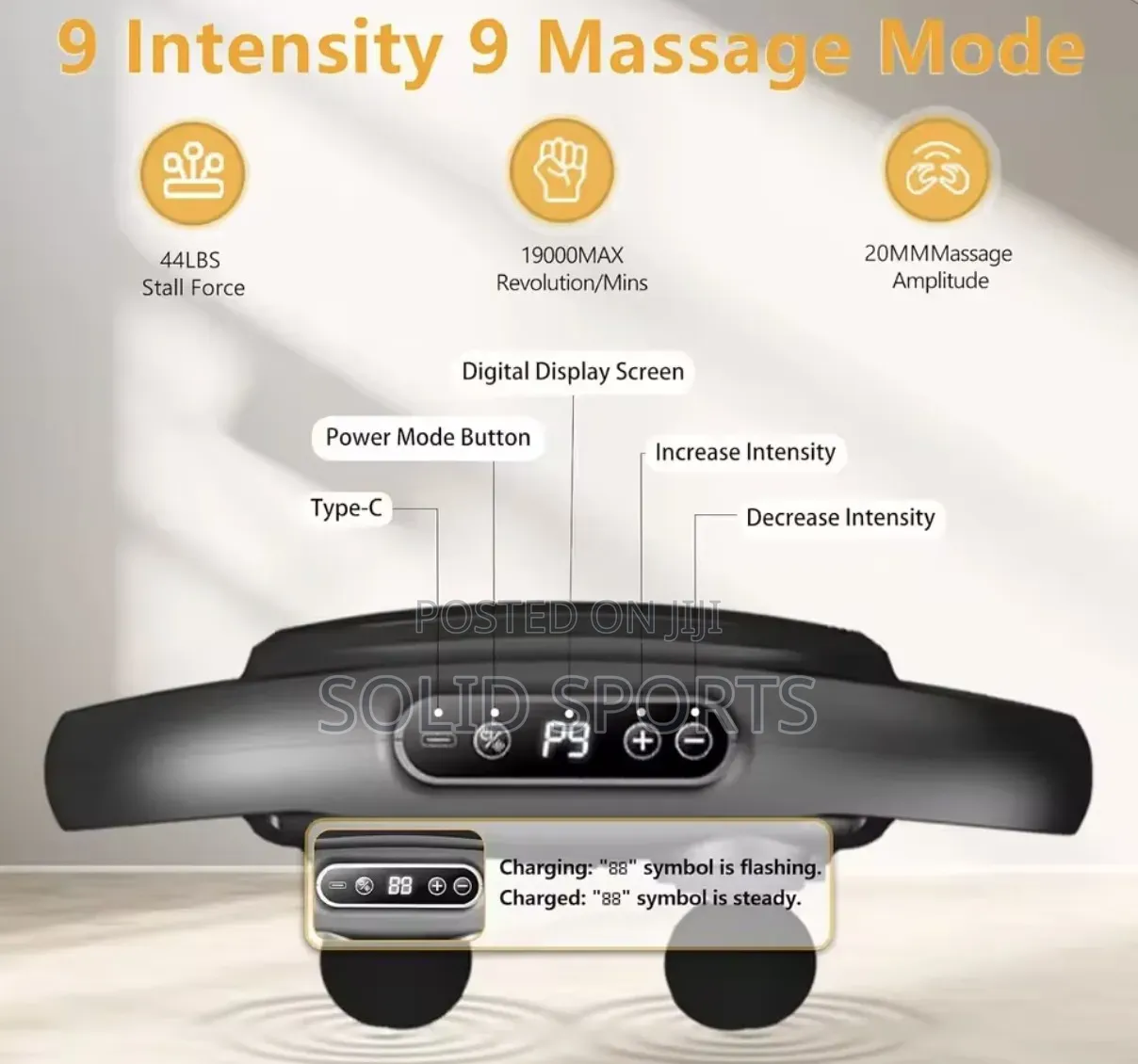 Flat 6 Double Mouth Massager