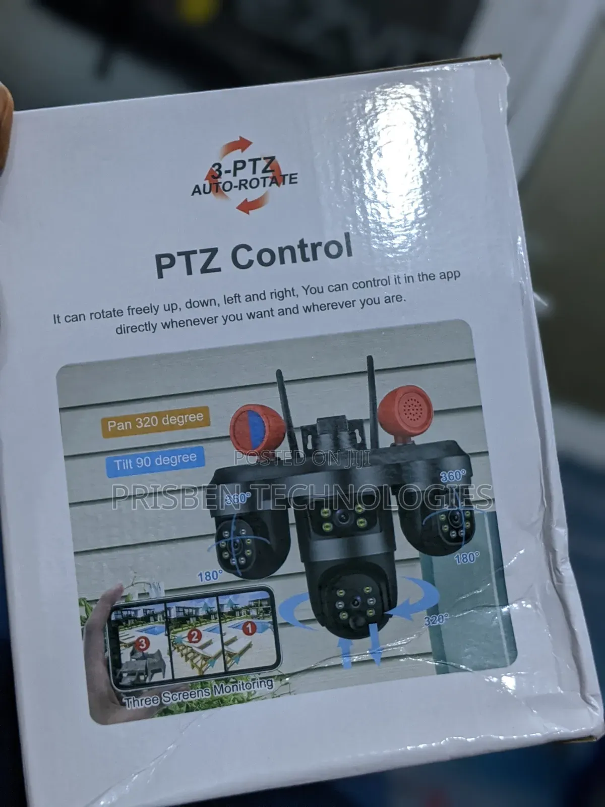 T33 4G Triple Lens Solar Camera