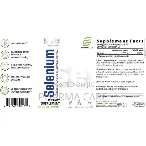 Liquid Ionic Selenium 240ml