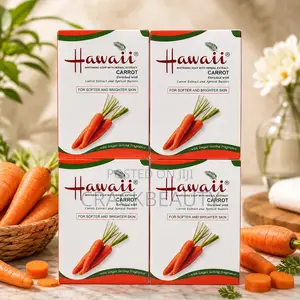 HAWAII HAWAII, Carrot Soap Enriched With Carrot and Apricot - 4pcs