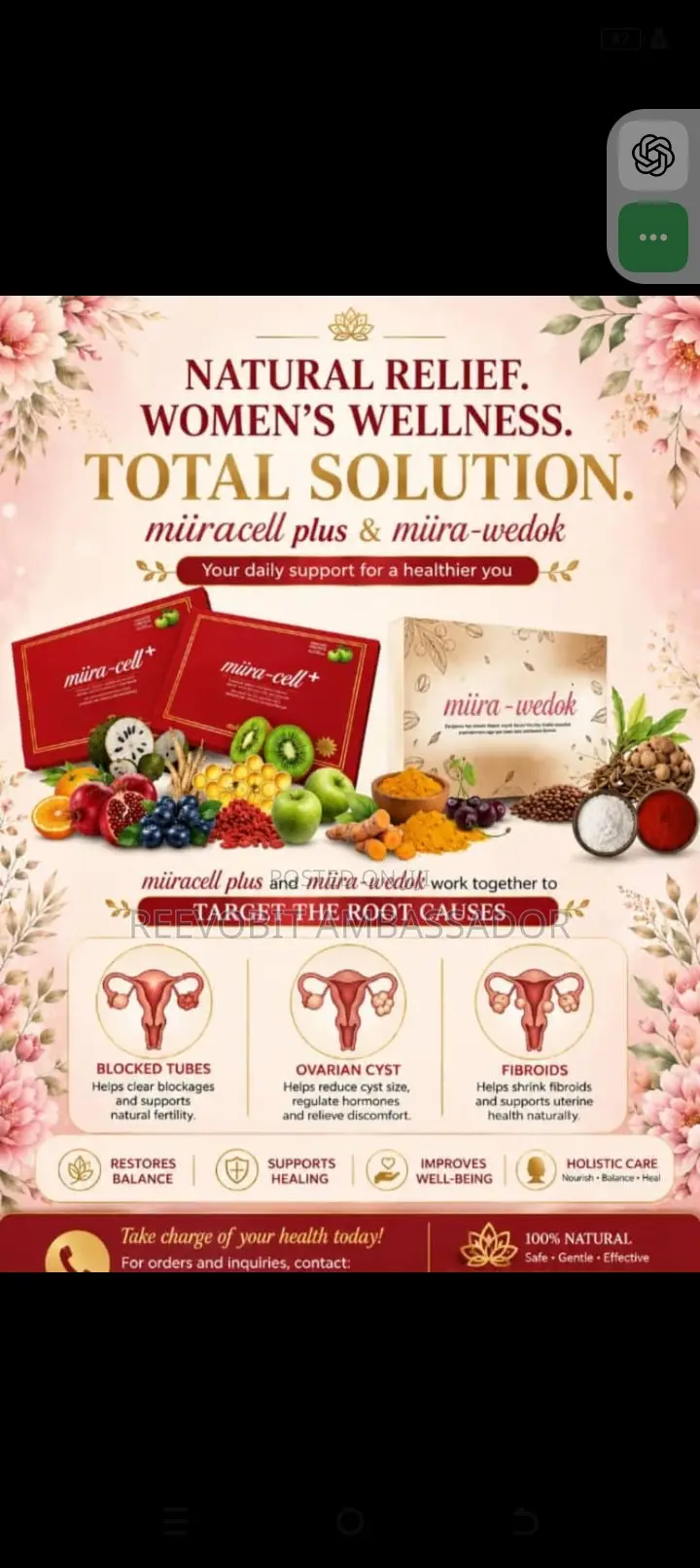 Shrink FIBROIDS With MIRACELL