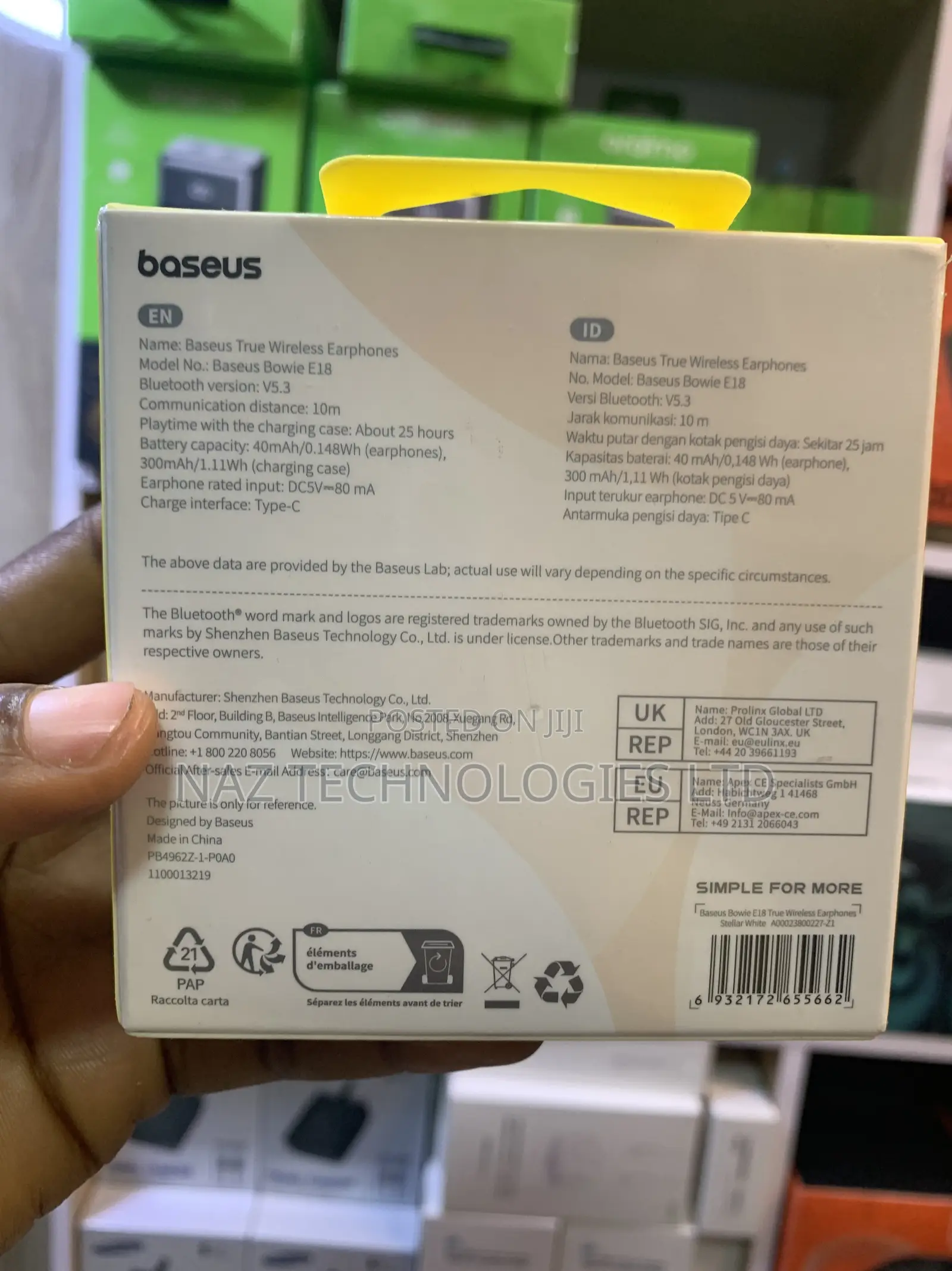Baseus Bowie E18