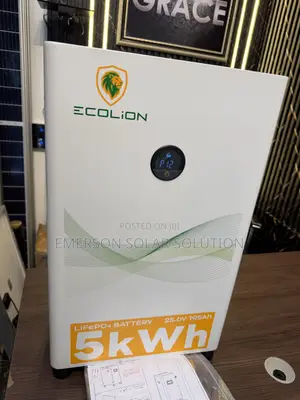 Ecolion 5kWh 24V Solar Lithium Battery