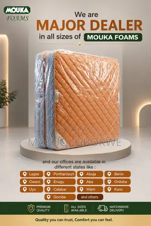 [Ph] Extra Firm Orthopedic Mouka 6ft by 6ft by 8inches Mattress
